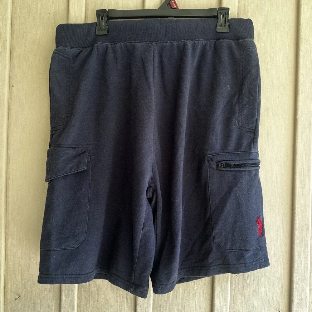 Polo Ralph Lauren Fleece Shorts Big Pony SWEATS Drawstring XL Extra Large Mens